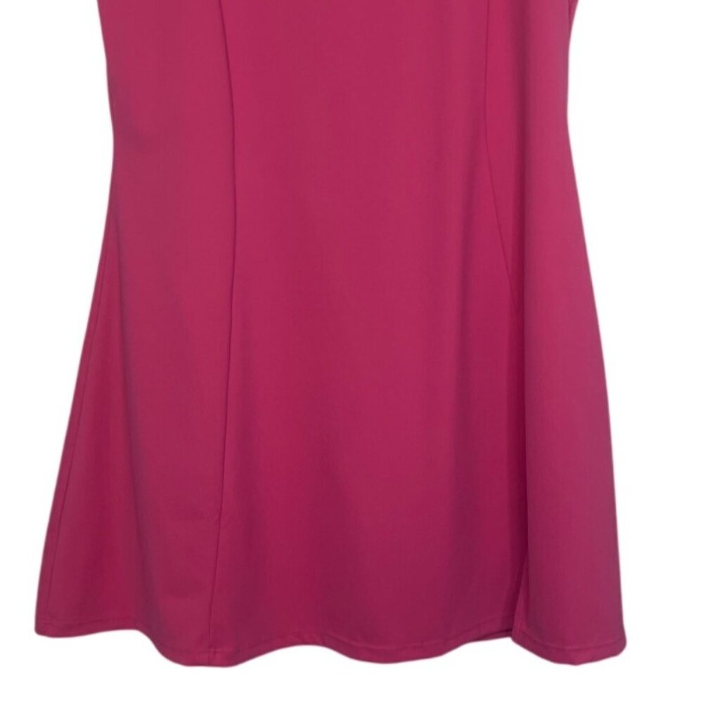 Qinsen Sleeveless Tennis Golf Dress Womens XL Pink New Undershorts - Picture 5 of 11